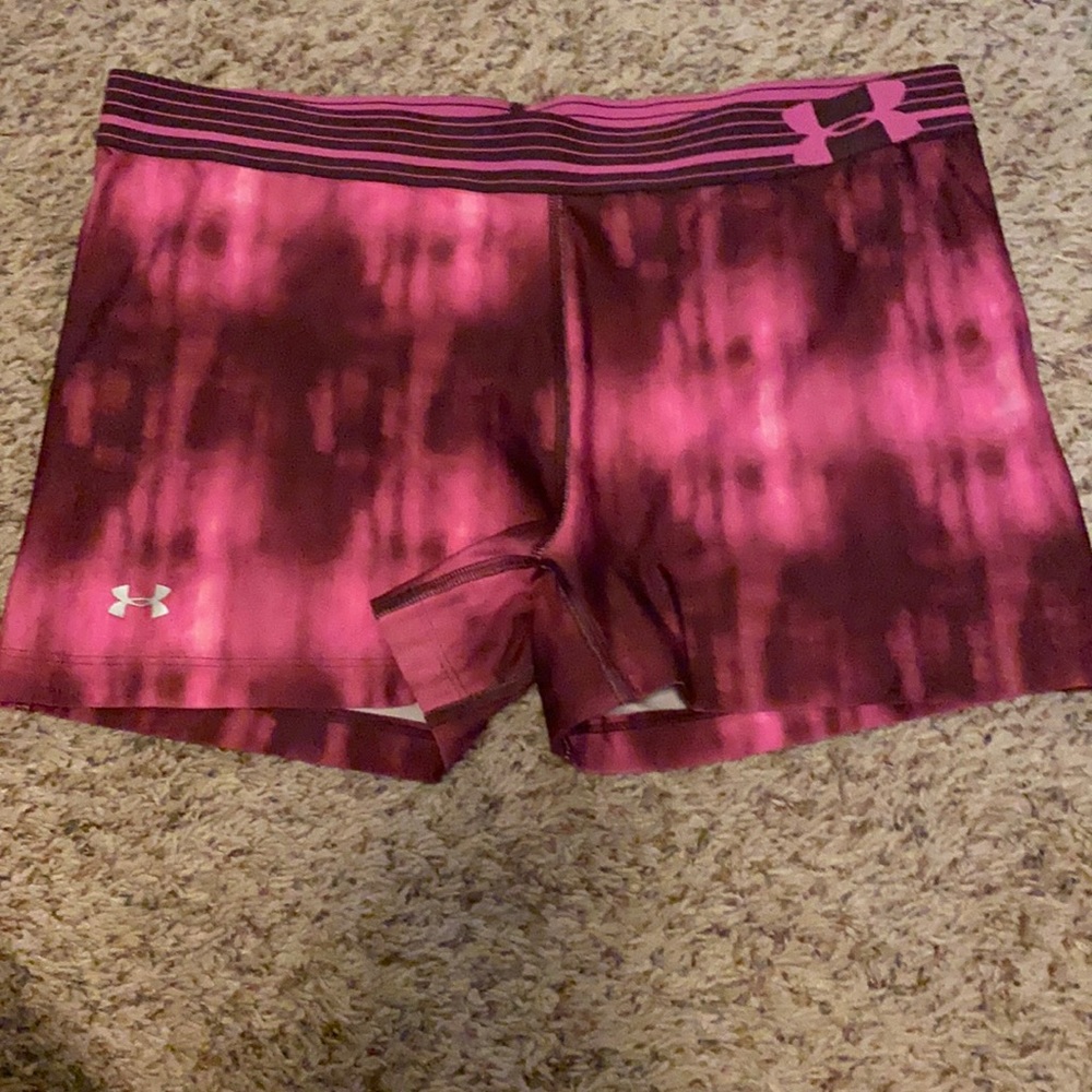 Under armour tie dye workout gym shorts